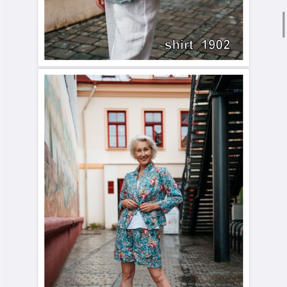 COPY - 2 Pc 100% Linen Jacket and Shorts New